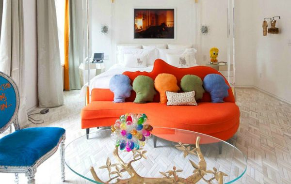 10 Reasons To Add An Orange Sofa To Your Living Room Set