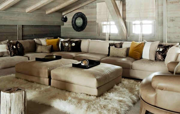 Elegant Neutral Sofas In Living Room Projects By Kelly Hoppen