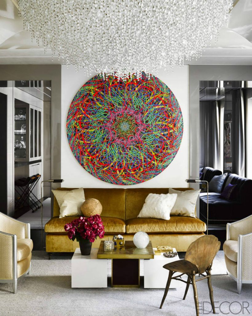How To Style Art Above Your Living Room Sofa Modern Sofas
