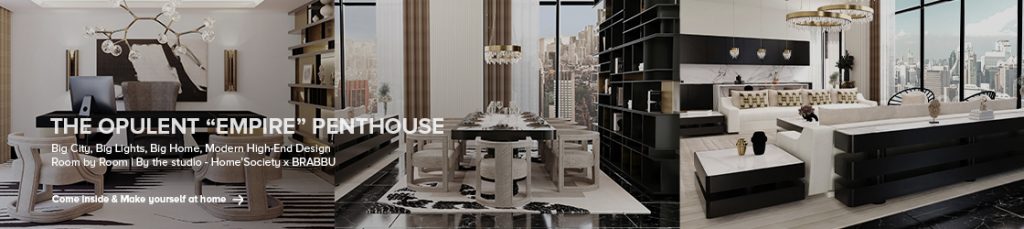 The opulent "empire" penthouse for modern sofas inspiration.