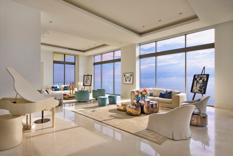 PENTHOUSE ATLANTIC Project by STA Architectural Group with clean white tones